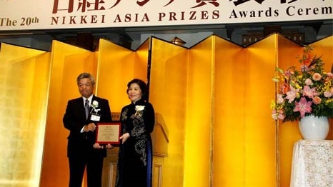 ‘Nữ tướng’ Vinamilk được vinh danh giải thưởng Nikkei châu Á