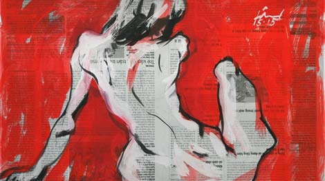 Triển lãm tác phẩm nghệ thuật trên … báo cũ