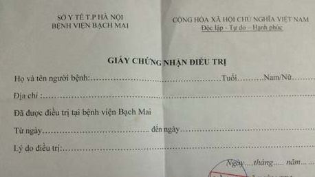 Cần siết chặt nạn mua bán giấy tờ bệnh viện giả