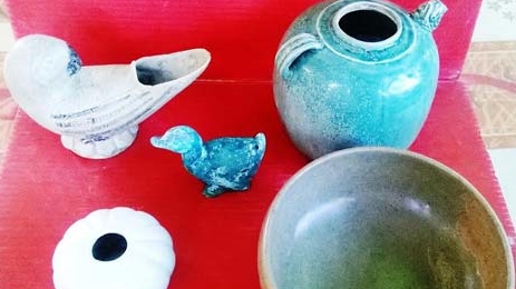 Phát hiện nhiều cổ vật ở nhà một thầy giáo