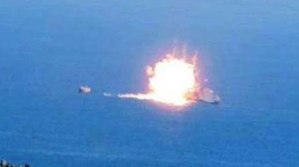 IS dùng tên lửa bắn cháy tàu chiến của Ai Cập