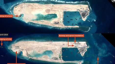 Mỹ, Nhật, Philippines lên tiếng trước tuyên bố 'tạm ngừng xây đảo' của Trung Quốc