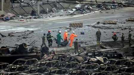 Vai trò của lính cứu hỏa trong vụ cháy nổ ở Thiên Tân, Trung Quốc