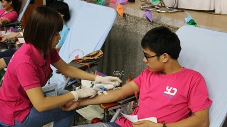 Tiếp nhận 2.000 đơn vị máu trong 'Ngày hội hiến máu – Youth Day 2015'