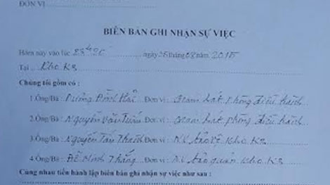 Ỉm vụ ‘ghi gian hơn 200 khối dầu máy bay’?