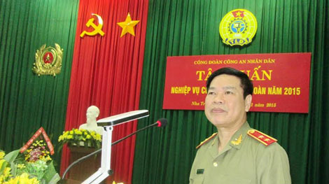 Công đoàn CAND tập huấn nghiệp vụ  công tác Công đoàn 2015