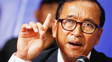 Tòa án Campuchia ra lệnh bắt thủ lĩnh đảng đối lập Sam Rainsy