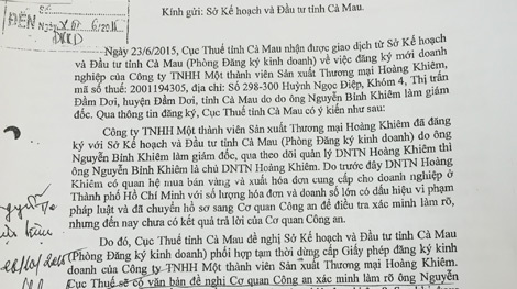 Diễn biến mới nhất về vụ mua bán hơn 19 tấn vàng ở Cà Mau