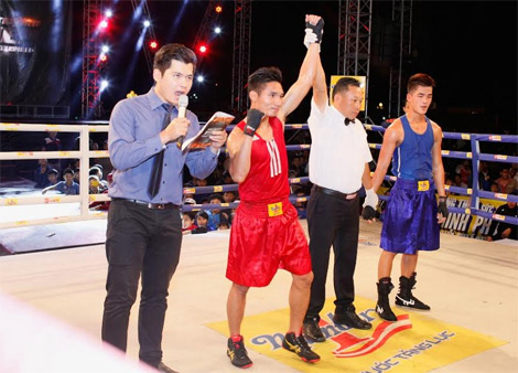 Tưng bừng chung kết Boxing ở xứ Quảng 