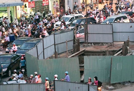 Dừng đào đường 15 ngày Tết Bính Thân 2016 