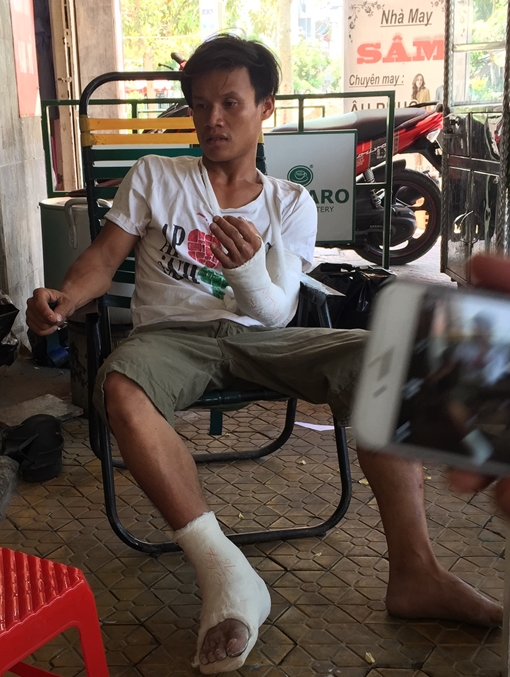 Bị đánh gãy tay, chân sau va chạm giao thông