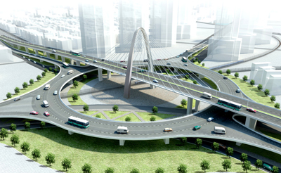 Động thổ xây dựng nút giao Trung Hòa - Đại lộ Thăng Long