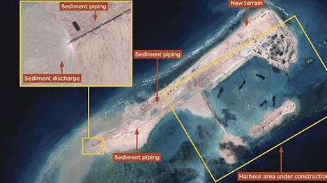 Báo chí nước ngoài viết về hoạt động cải tạo  của Trung Quốc ở Biển Đông