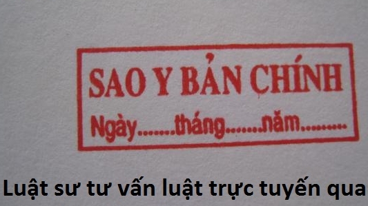 Các loại giấy tờ không được chứng thực bản sao