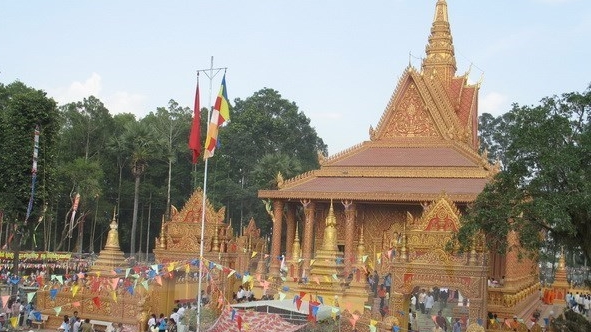 Sóc Trăng khánh thành ngôi chánh điện của đồng bào Khmer