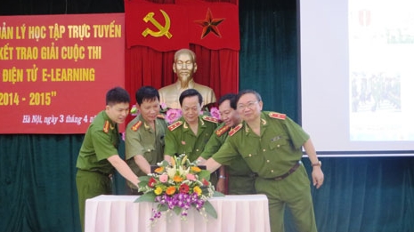 Học viện CSND khai trương hệ thống quản lý học tập trực tuyến