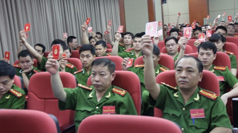 Đảng bộ Cục Cảnh sát TNTP tổ chức Đại hội điểm