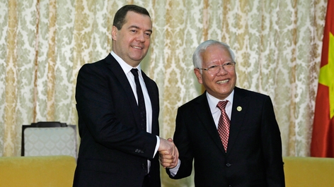 Thủ tướng Liên bang Nga Medvedev thăm TP HCM