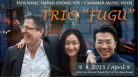 Nhóm Trio Fugu hòa nhạc tại TP HCM
