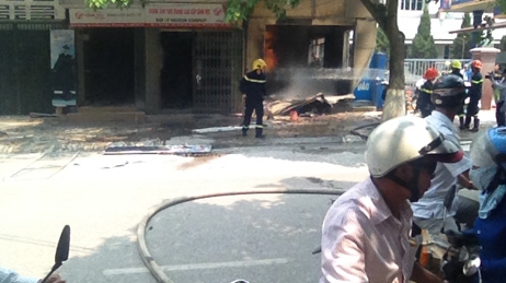 Thái Bình: Cháy cửa hàng gas cạnh cây xăng, 1 người thiệt mạng