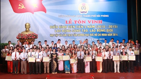 Hải Phòng: Tôn vinh 102 tập thể, cá nhân điển hình tiên tiến