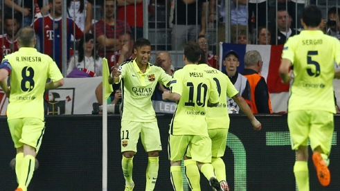 Neymar thành người hùng, Barca vào chung kết