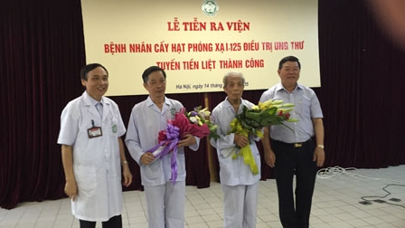 Lần đầu tiên Việt Nam cấy hạt phóng xạ điều trị ung thư thành công