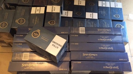 Bắt giữ số lượng lớn thuốc lá nhập lậu