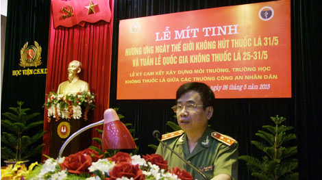 Mít tinh hưởng ứng Ngày thế giới không hút thuốc lá 31-5