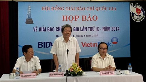 118 tác phẩm được trao Giải báo chí quốc gia