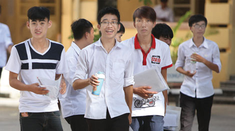 Đề thi vừa sức, không gây căng thẳng cho thí sinh