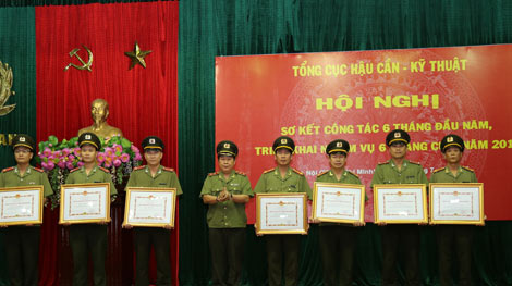 Tổng cục Hậu cần-Kỹ thuật CAND sơ kết công tác 6 tháng đầu năm 2015