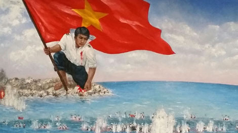 Bức tranh ‘Gạc Ma – Vòng tròn bất tử’ lên mức giá 1,1 tỷ đồng