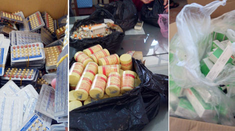 Phát hiện số lượng lớn tân dược nghi là hàng giả