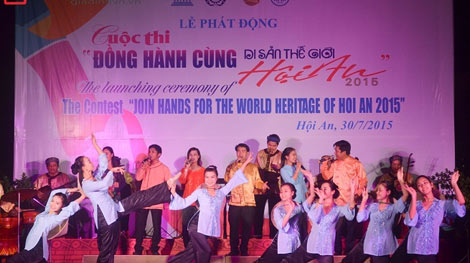 Phát động cuộc thi 'Đồng hành cùng Di sản thế giới Hội An 2015'