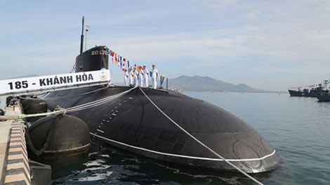 Lễ thượng cờ tàu ngầm 184 Hải Phòng và 185 Khánh Hòa