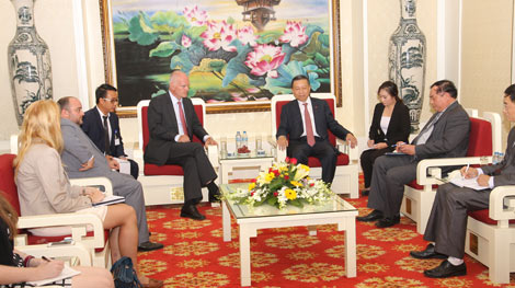 Thứ trưởng Tô Lâm tiếp Trưởng Phái đoàn EU tại Việt Nam và Trợ lý Ngoại trưởng Hoa Kỳ