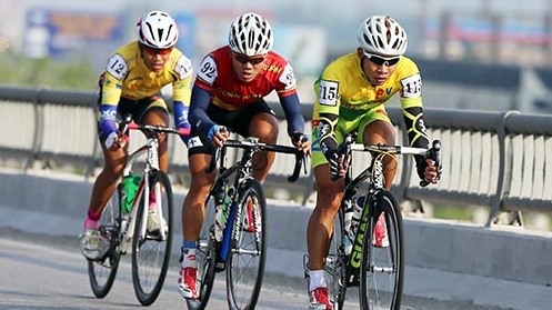 Nguyễn Thành Tâm chiến thắng chặng 3 giải đua xe đạp Đồng bằng sông Cửu Long