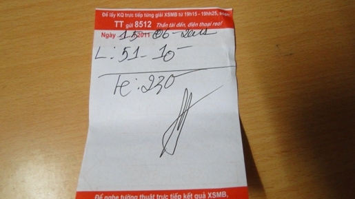 Tìm bị hại trong các vụ lừa đảo bằng cách cho số lô, đề