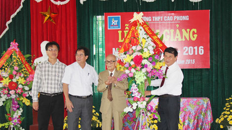 Khai giảng ngôi trường mang bút hiệu Giáo sư, Anh hùng lao động Vũ Khiêu