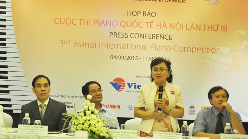55 thí sinh từ 9 quốc gia dự thi piano quốc tế tại Hà Nội