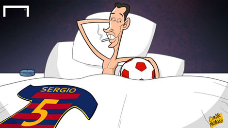 Bật cười với chùm tranh biếm họa về bóng đá