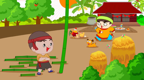 Mặt trái của chiếc bánh ảo nhiều sắc màu rực rỡ