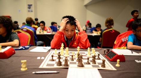 Nguyễn Quốc Hy dẫn đầu giải cờ vua trẻ thế giới
