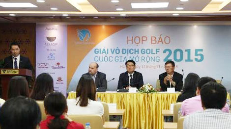 Hơn 100 golfer dự giải Golf vô địch quốc gia 2015