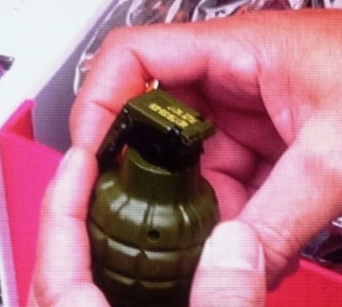 Vật nghi quả lựu đạn được phát hiện ở sân bay là đồ chơi