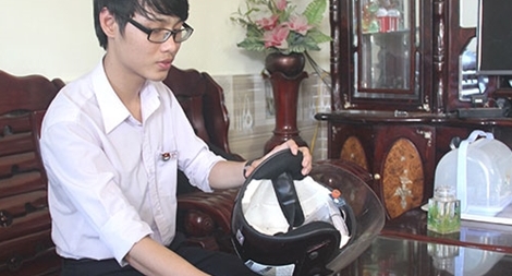 Cậu học trò có nhiều công trình sáng tạo khoa học độc đáo