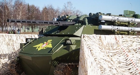 Xe tăng mini Uran-9 sắp được Nga xuất khẩu