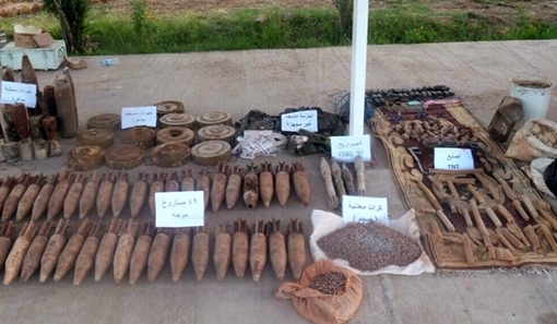 Phát hiện xưởng chế bom và kho đạn cực lớn của IS