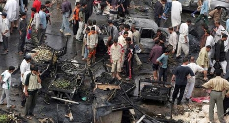 Đánh bom liên tiếp tại Iraq, 40 người thương vong